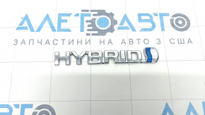 Emblem inscription "HYBRID" trunk door Toyota Prius 50 19-22