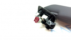 Left visor BMW X5 G05 19-23 black, without hook