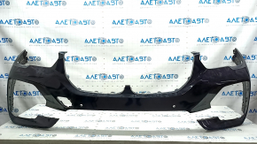 Bare front bumper BMW X5 G05 19-23 for parking sensors and PMA, black, broken fasteners