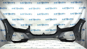 Bare front bumper BMW X5 G05 19-23 for parking sensors and PMA, black, broken fasteners