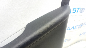 Door trim card rear right Toyota Prius 50 16-22 black with gray insert leather, armrest leather, scratches, for dry cleaning