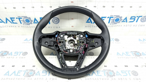Naked steering wheel BMW X5 G05 19-23 leather black with heating under petals, Sport, scratches