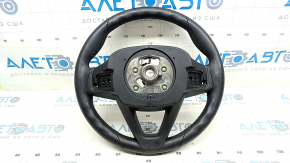 Naked steering wheel BMW X5 G05 19-23 leather black with heating under petals, Sport, scratches