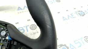 Naked steering wheel BMW X5 G05 19-23 leather black with heating under petals, Sport, scratches
