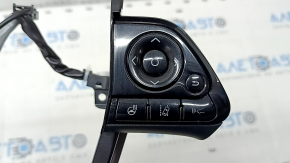 Toyota Prius 50 16-22 steering wheel control buttons for lane keeping, radar and heated steering wheel, white inserts