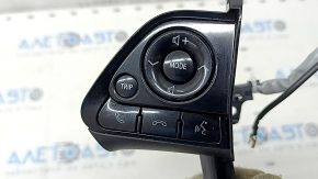 Toyota Prius 50 16-22 steering wheel control buttons for lane keeping, radar and heated steering wheel, white inserts