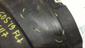 Front left mudguard lower part BMW X5 G05 19-23 tears, worn