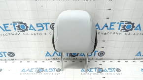 Headrest front left Toyota Prius 50 16-22 leather black-gray, for cleaning