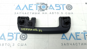 Ceiling handle rear left Toyota Sienna 21-25 dark gray