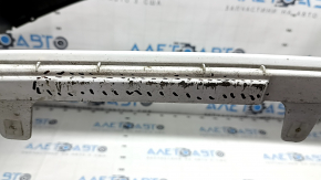 Front bumper bare Toyota Sienna 21-25 white, scratches, bumps, cracks in fasteners