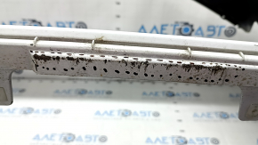 Front bumper bare Toyota Sienna 21-25 white, scratches, bumps, cracks in fasteners