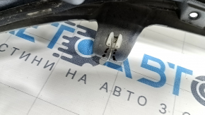Front bumper bare Toyota Sienna 21-25 white, scratches, bumps, cracks in fasteners