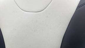 Passenger seat Toyota Prius 50 19-22 with airbag, mechanical, heated, black-gray leather, dry-cleanable