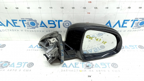 Side mirror right BMW X5 G05 19-23 9 pins, turn signal, heating, memory, BSM, camera, black