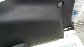 Left arch trim Toyota Sienna 21-25 without curtain and spare tire, black with light gray, with cup holders, scratches, needs cleaning