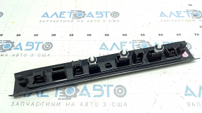 Door sill trim front right BMW X5 G05 19-23 black with chrome insert BMW, backlight, scratches