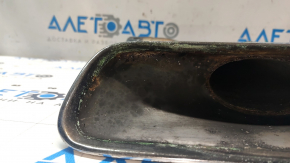 Muffler tip left Audi Q7 16-25 rust, carbon deposits