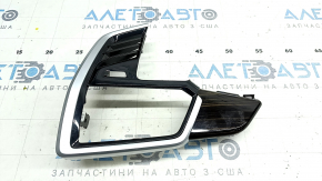 Front panel trim left BMW X5 G05 19-23 wood Fineline Stripe