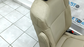 Rear row of seats 2nd row right Toyota Sienna 23-25 without Airbag, beige leather for 7 seats, rusty underneath, dry cleaning