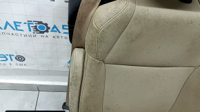 Rear row of seats 2nd row left Toyota Sienna 23-25 without Airbag, beige leather for 7 seats rusty at the bottom, dry cleaning, scratches on the lining