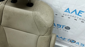 Rear row of seats 2nd row left Toyota Sienna 23-25 without Airbag, beige leather for 7 seats rusty at the bottom, dry cleaning, scratches on the lining