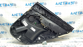 Door trim card rear left BMW X5 G05 19-23 leather schwarz/Canberra-Beige without curtain