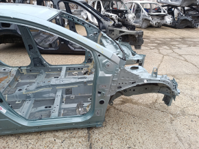 Front right quarter Toyota Prius 50 16-22 on the body, green