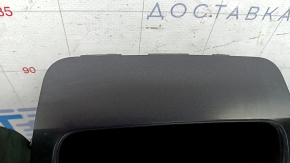 Center console trim with cup holders Ford Fusion mk5 17-20 scratches, chrome defect