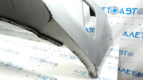Front bare bumper Chevrolet Volt 16 - for parking sensors, graphite, scratches, cracks in fasteners