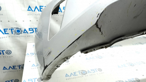 Front bare bumper Chevrolet Volt 16 - for parking sensors, graphite, scratches, cracks in fasteners