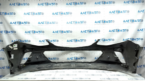 Front bare bumper Chevrolet Volt 16 - for parking sensors, graphite, scratches, cracks in fasteners