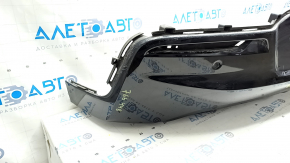 Rear bare lower bumper Chevrolet Volt 16 - for parking sensors, black gloss, dented, varnish peeled off