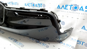Rear bare lower bumper Chevrolet Volt 16 - for parking sensors, black gloss, dented, varnish peeled off
