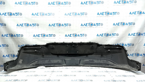 Rear bare lower bumper Chevrolet Volt 16 - for parking sensors, black gloss, dented, varnish peeled off