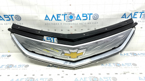 Radiator grill grill Chevrolet Volt 16- chrome, with emblem, sand, cracks