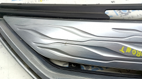 Radiator grill grill Chevrolet Volt 16- chrome, with emblem, sand, cracks