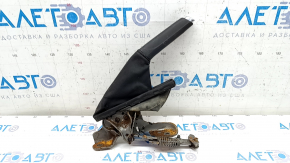 Parking brake lever VW Passat b8 16-19 USA plastic, black, scratches, rusty