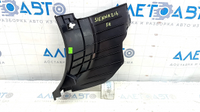 Front pillar trim lower right Toyota Sienna 21-25 black