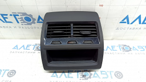 Air duct deflector for central console with trim BMW X5 G05 19-24 black for 2-zone control, scratches
