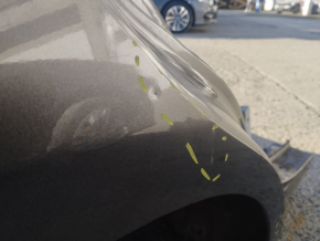 Quarter wing rear right Toyota Camry v55 15-17 usa, graphite, on the body, bumps