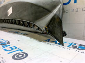 Rear bumper lip VW Passat b7 12-15 USA structure, under 1 pipe, tear, dented corner