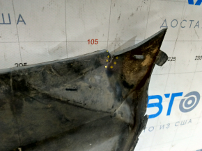 Rear bumper lip VW Passat b7 12-15 USA structure, under 1 pipe, tear, dented corner
