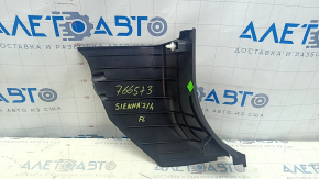 Front panel trim side left Toyota Sienna 21-24 black, dent