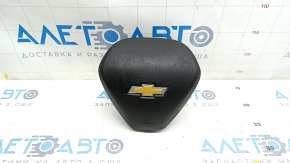 Airbag in the steering wheel driver's Chevrolet Volt 16 - black, scratches, rusty pyropatron