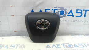 Airbag in steering wheel driver Toyota Sienna 21-24 black, rusty pyropatron