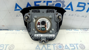 Airbag in steering wheel driver Toyota Sienna 21-24 black, rusty pyropatron