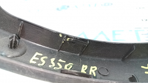 Trunk lid hinge trim right Lexus ES350 07-12 lower, scratches, broken fastening