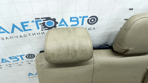 Rear row of seats left 3rd row Toyota Sienna 23-24 beige leather, dry-cleanable, dent