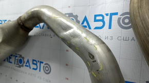 Exhaust line middle part with barrel Toyota Sienna 21-24 is crushed