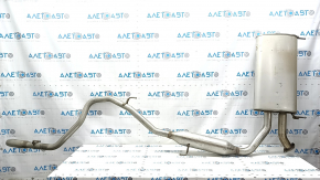 Exhaust line middle part with barrel Toyota Sienna 21-24 is crushed